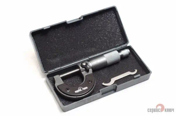 77786 — Микрометр  025мм в упаковке: 50 СЕРВИС КЛЮЧ